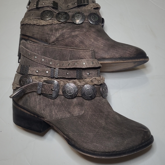 Naughty Monkey Leather Anchorage Ankle Booties 6.5 - Picture 7 of 16